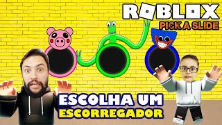 🚨 ESCOLHA UM ESCORREGADOR! Roblox Pick a Slide